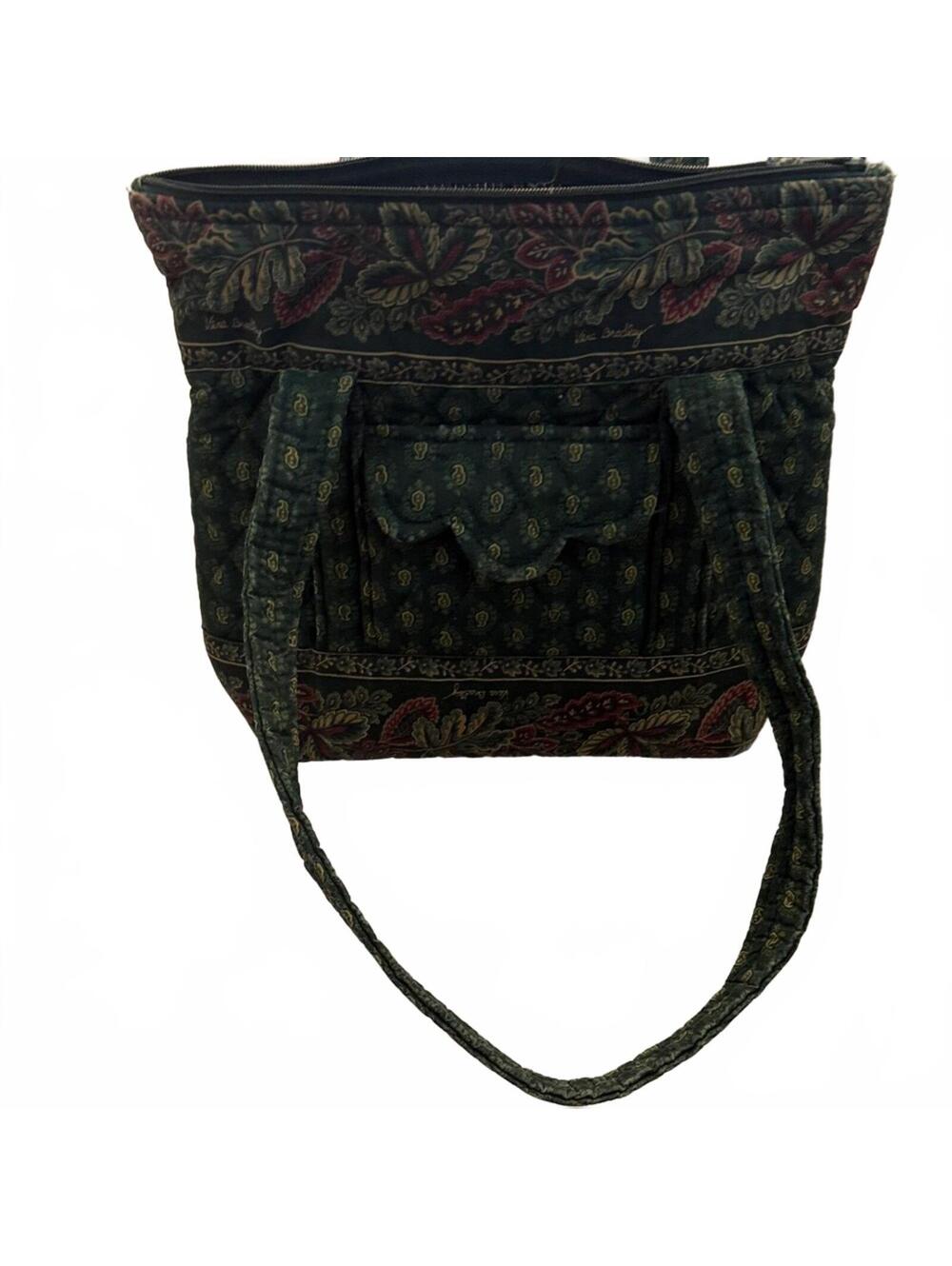 Vera Bradley Quilted Tote Bag with Paisley Pattern - Picture 4 of 9